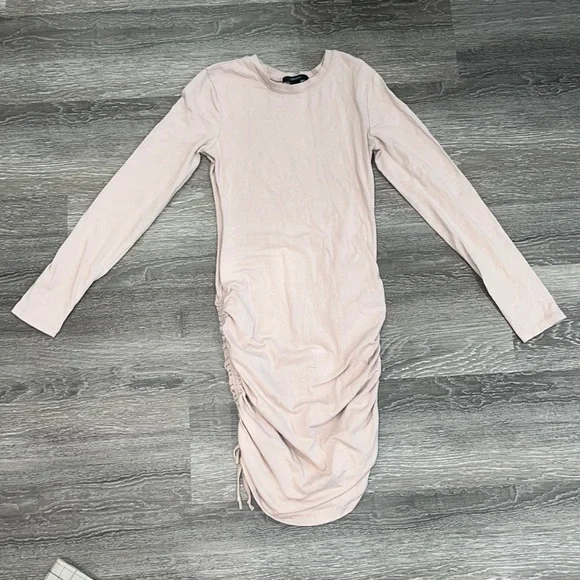 sachin and babi light blue dress Off the Shoulder Pink Ruched Long Dress – Ohmollydress